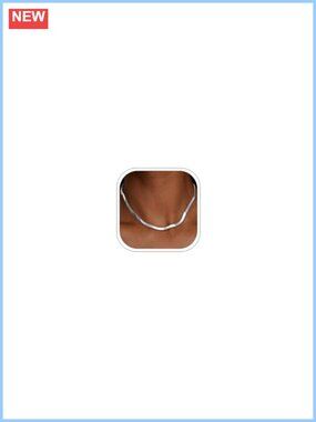 Herringbone Chain Necklace 20 Inch Stainless Steel PVD Plated 3mm Lobster Clasp